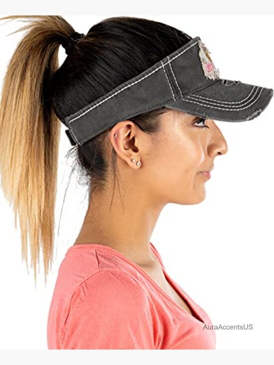 Adjustable Sun Visor - Lightweight Polyester Sport Hat for Golf Tennis main image 4